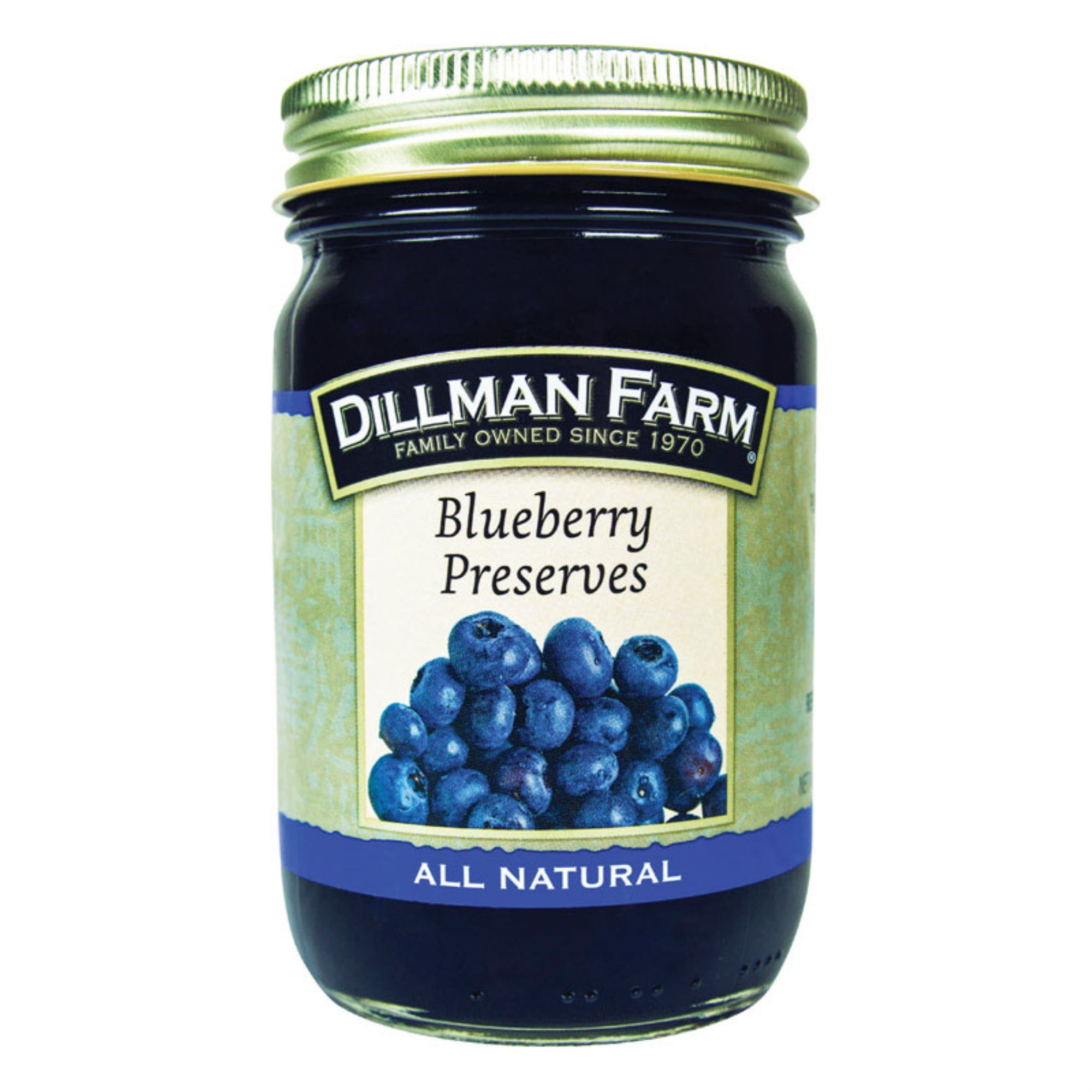 Dillman Farm All Natural Blueberry Preserves 16 oz. Jar