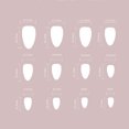 thumbnail image 3 of Press On Nails, Short False Nails, Reusable Press On Nail Kit with Nail Glue, 12 Sizes, Oval and Almond Shape, Easy To Apply and Remove, Lightweight and Durable Artificial Nails, 3 of 8