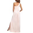thumbnail image 4 of JUNWELL Robes d'Invité de Mariage pour Femmes une Épaule Sans Manches Élégante Robe de Soirée Plissée Fendue Robe Maxi Formelle, 4 of 7