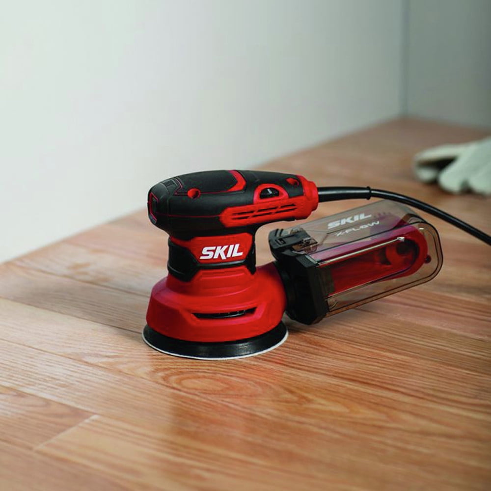 SKIL SR211601 2.8Amp 5'' Corded Electric Random Orbital Sander with Cyclonic Dust Box