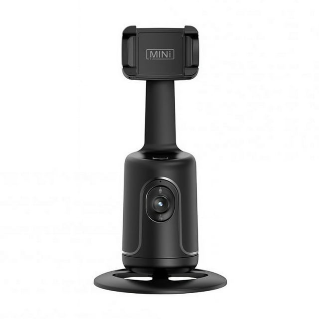 360-degree Follow-up Gimbal Stabilizer Smart Ai Face Recognition Mobile Phone Selfie Stick Tracking Gimbal Black
