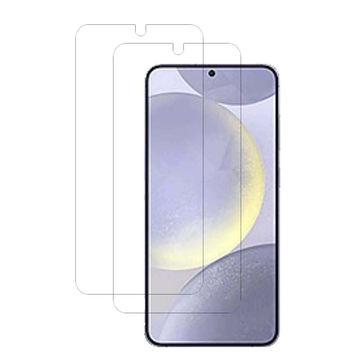 VIESUP 2Pack Tempered Glass Screen Protector Compatible with Samsung Galaxy S25 Plus 2025 9H Hardness, Bubble Free, Easy to Install HD Protective Film