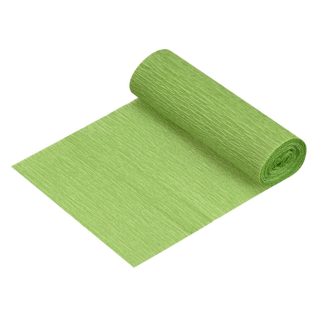 Unique Bargains Crepe Paper Roll Decoration 8.2ft Long 5.9 Inch Wide, Dark Green 5 Pack