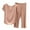 Beige, variant on cfhntfmh Womens Soft Comfy Pajamas Set Two-Piece Short Sleeve Crew Neck Top and Capri Pants Sleepwear Soft Lounge Pj Sets M-XXl
