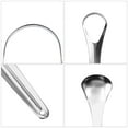 thumbnail image 6 of Tongue Scraper - Stainless Steel Tongue Cleaners - Tongue Cleaners curee Bad Breath - Bad Breath Scrapper - Tongue Cleaner To Help Your Oral Hygiene - Fresher Breath And Healthy Mouth, 6 of 8