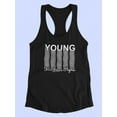 thumbnail image 3 of Young For Star Style  Racerback Tank Women -Image by Shutterstock, Female XX-Large, 3 of 4
