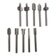 thumbnail image 2 of GAXIRE 10Ud Cuchillas Para Router De Acero De Alta Velocidad 1 8 Pulgada Para Máquina Eléctrica Color Plata, 2 of 3
