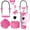 Blackpink, variant on PTSPLLMY Bow Stanley Cup Accessories Set Including Siliocne Straw Cover, Siliocne Boot, Water Bottle Handle Strap, Stanley Charms for Stanley Cup 40oz 30oz Tumbler with Handle