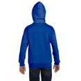 thumbnail image 3 of Hanes Comfortblend EcoSmart Chandail à Capuchon à Fermeture Éclair Intégrale pour Enfants, P, Bleu Royal Foncé, 3 of 4