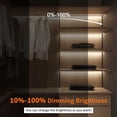 thumbnail image 6 of VST 16.4ft COB LED Strip Lights Natural White 4000K, 24V Dimmable LED Tape Light, 48w, 2640 LEDs, Ra 93+, IP30, Lighting for Kitchen, Cabinets, UL Listed (Power Source Not Included), 6 of 9