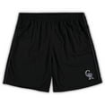 thumbnail image 3 of Men's Black Colorado Rockies Big & Tall Mesh Shorts, 3 of 3