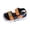 Orange, variant on Toddler Sandals Girls Beach Slides for Kids Breathable Lightweight Casual Outdoor Summer Shoes Daily Wear School Play