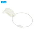 thumbnail image 3 of Flying Disc Clip with Wire Cable Sport Disk Hanger Hook Holder for Carrying, White, 2 Pack, 3 of 5