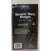 Trading Card Supplies - TEAM BAGS ( 1000 Resealable Plastic Card Bags - 10 Packs )