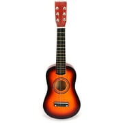 Acoustic Classic Rock 'N' Roll 6 Stringed Toy Guitar Musical Instrument w/ Guitar Pick, Extra Guitar String (Orange)