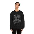 thumbnail image 3 of Acoustic Guitar Sweatshirt, Gifts, Sweater Shirt, 3 of 9