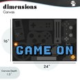 thumbnail image 4 of Stupell Industries Contemporary Game On Arcade Canvas Art, 24 x 16, by Kim Allen, 4 of 8