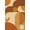 Orange, Pattern 1, variant on ODIKA 4'x6' Earthy Tones Retro Geometric Design Washable Area Rug Bold Mid-Century Modern Abstract Style for Bedroom, Reading Nook, Pet Friendly & Non-Shedding