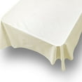 thumbnail image 4 of Carnation Home Fashions 52'' x 108", Vinyl Tablecloth with Polyester Flannel Backing in Ivory, 4 of 7