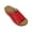 Red, variant on Leesechin Sandals Women Wedge Shoes - Orthopedic Comfortable Arch Support Platform Sandals for Women Wedge Summer Dressy Casual Breathable Shoes