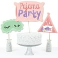 thumbnail image 4 of Big Dot of Happiness Pajama Slumber Party - Girls Sleepover Birthday Party Centerpiece Sticks - Table Toppers - Set of 15, 4 of 8