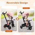 thumbnail image 6 of Costway Black 4 in 1 35" Tricycle with Convertible Seat, 6 of 11