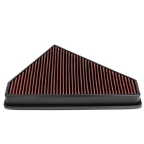 DNA Motoring AFPN-245-RD For 2014-2020 Jaguar F-Type 2.0L 3.0L 5.0L Reuseable Washable Drop-In Engine Air Filter Panel Right Red 15 16 17 18 19