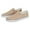 Khaki, variant on Unisex Espadrilles Flats Breathable Slip On Canvas Shoes Orange 40