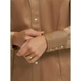 thumbnail image 4 of Wrangler Womens   Lainey Wilson  Satin Top L Gold, 4 of 6