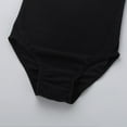 thumbnail image 6 of Sxiwei Kids Girls Team Basic Leotard for Ballet Dance Gymnastics Shorts Sleeves Cotton Leotard Black 8, 6 of 7