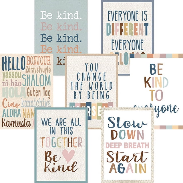 TEACHER CREATED RESOURCES EVERYONE IS WELCOME POSTER ST 7 PCS