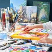 Arteza Acrylic Artist Paint, Gloss Finish, Multicolor, Set of 24, 22 mL