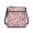 Pug Dog Pink Print, variant on HELLHERO Waterproof Purse for Daily Storage Travel, Durable Fashion Women's Shoulder Bag, Blue Pug Cover