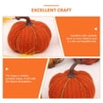 thumbnail image 2 of CTIRCHIU Thanksgiving Pumpkin Centerpiece Decoration Orange Fall Harvest Adornment 1 Set, 2 of 8