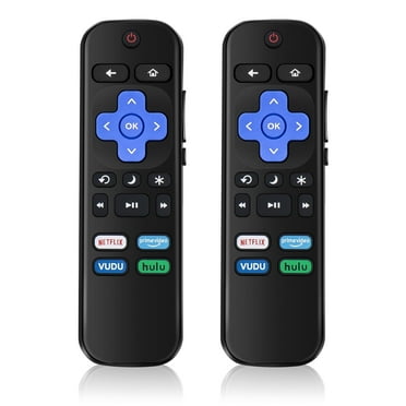 (Pack of 2) Replacement Remote Control Compatible for Roku TV, for TCL Roku/for Hisense Roku/for Onn Roku/for Sharp Roku/for Element Roku TVs (Not for Roku Stick,Box and Players)