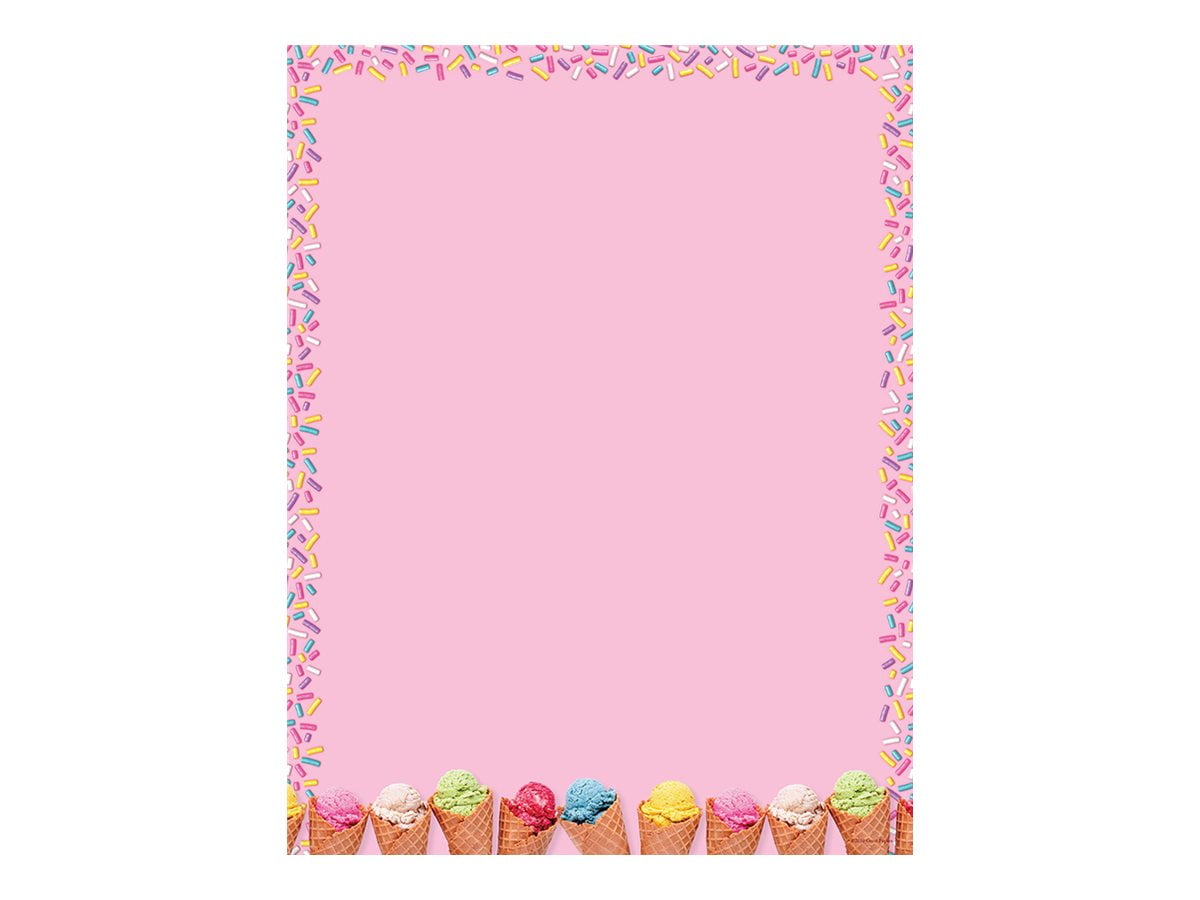 80ct Scoops Letterhead Pink