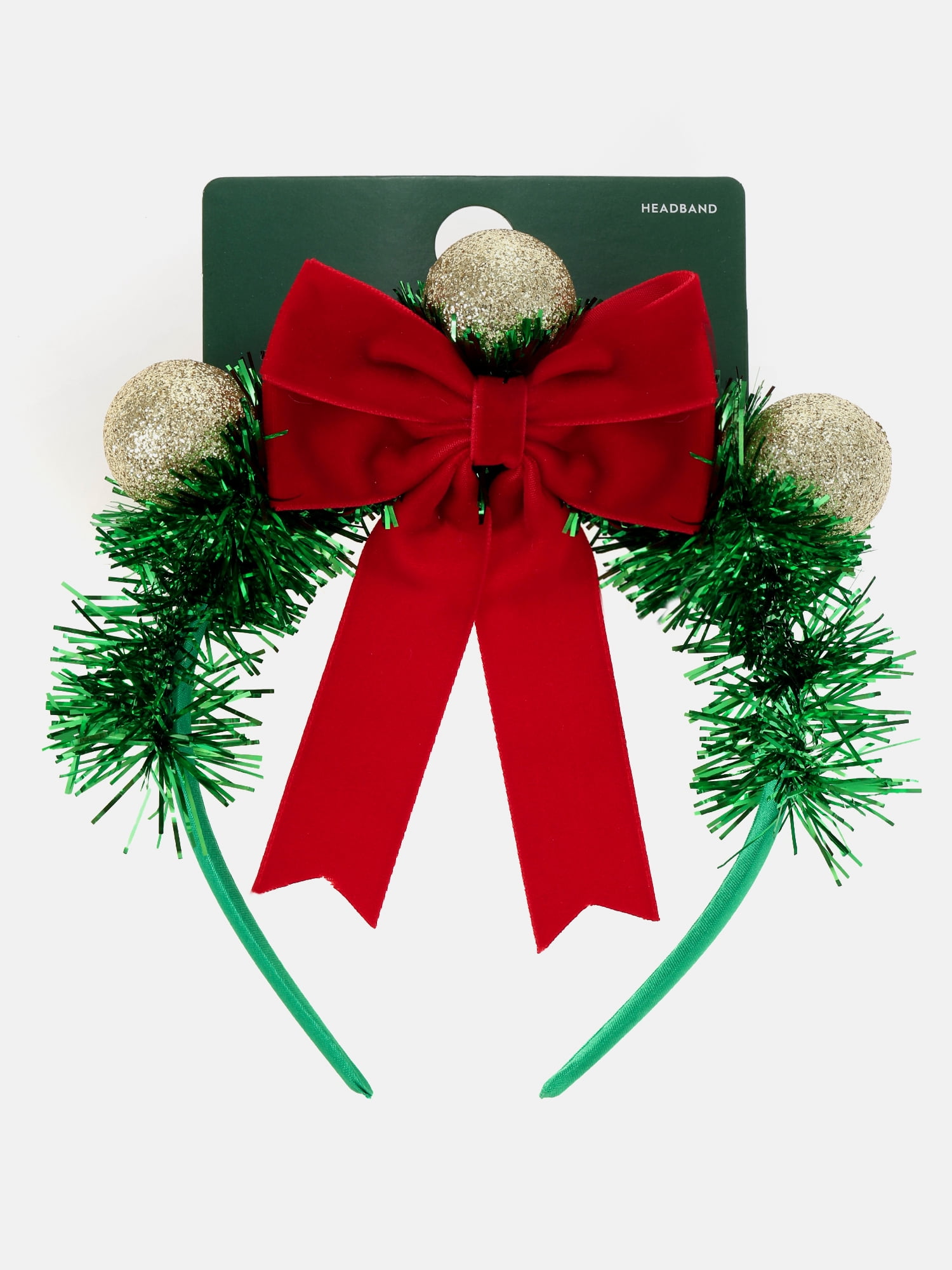 Way to Celebrate Women's Velvet Bow Wreath Headband, Brown, 1 Piece, One Size Fits Most