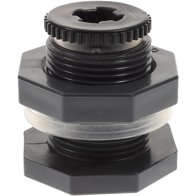 MasteelfCA Bulkhead Water Tank Connector Water Tank Connector Part Rain Bucket Connect Fitting with Plug