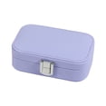 thumbnail image 3 of Double Layer Jewelry Storage Box Organizer Durable High Quality PU Leather Storage Box for Travel and Business Trips, 3 of 4