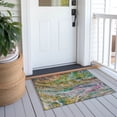 thumbnail image 6 of Addison Rugs Chantille Indoor/Outdoor Contemporary Abstract Green Washable Rectangle Rug, 1'8" x 2'6", 6 of 6