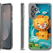 Shockproof Protective Phone Case Cover for Samsung Galaxy S25 FE, by OneToughShield - Lion Craft