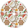 thumbnail image 1 of FMSHPON Adorable Christmas Ginderbread Xmas Christmas Tree Skirt Stand Mat for Holiday Party Decoration Indoor Outdoor 48 inches, 1 of 6