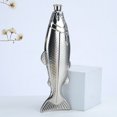 thumbnail image 4 of vlrwzc Stainless Steel Wine Flask Fish Shaped Flasks Portable Travel Bottle for Outdoor Camping Hiking, Wine Bottle Gift For Friend, 4 of 7