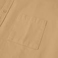 thumbnail image 6 of Bxsruta Mens Button Down Shirts Long Sleeve Loose Fit Casual Button Up Tops with Chest Pocket, 6 of 7