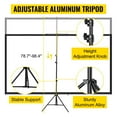 thumbnail image 5 of 60 70 80 90 100 110 Inch Tripod Projector Screen W/ Stand 16:9 4K HD Portable Home Cinema For Indoor &amp; Outdoor Projection ,Wide Application, 5 of 6