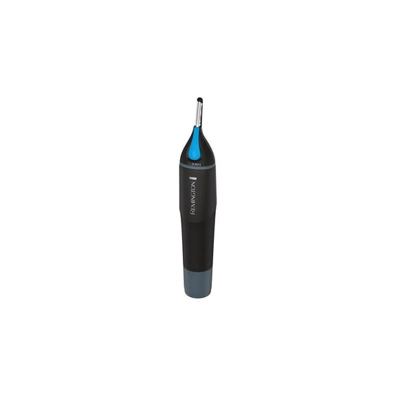 Remington Nose, Ear & Detail Trimmer, CLEANBoost, Eyebrow Comb, Black, AA Battery Powered