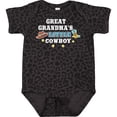 thumbnail image 3 of Inktastic Great Grandmas Little Cowboy with Cowboy Hat and Boots Boys Baby Bodysuit, 3 of 5