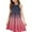 #A26-Watermelon Red, variant on Abcomgle Girls Summer Dress Size 14-16 Casual Halter Neck Sleeveless Midi Dress Gradient A-line Sundresses Swing Beach Dresses 5-6 Years,Black