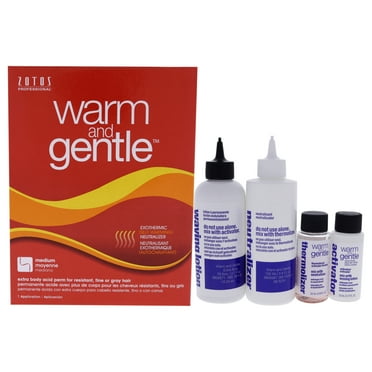 Zotos Warm And Gentle Extra Body Acid Perm For Resistant, Fine or Gray Hair - Medium Acid Perm