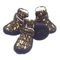 thumbnail image 3 of Billuyoard Zapatos para mascotas, botas deportivas de costura, tejido de gamuza transpirable, calzado para mascotas, rojo, 1 yarda Ropa para mascotas negro uno Billuyoard PT000056-06, 3 of 6